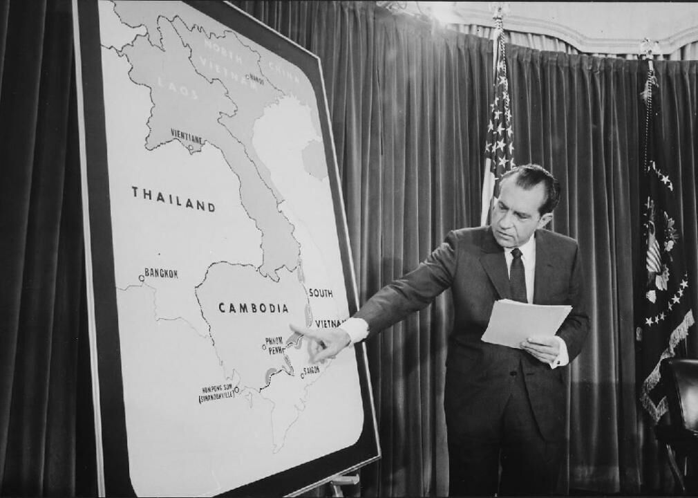 1970: U.S. troops invade Cambodia